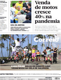 Capa do jornal Correio 06/09/2021