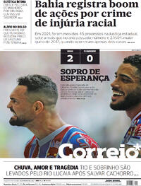 Capa do jornal Correio 06/12/2021