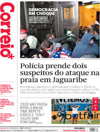 Capa do jornal Correio 07/01/2021