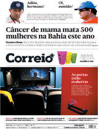 Capa do jornal Correio 07/10/2021