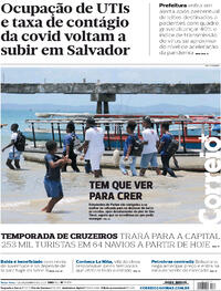 Capa do jornal Correio 07/12/2021