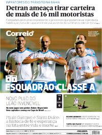 Capa do jornal Correio 08/04/2021