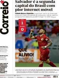 Capa do jornal Correio 08/11/2021