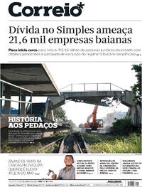 Capa do jornal Correio 08/12/2021