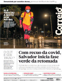 Capa do jornal Correio 09/07/2021