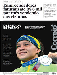 Capa do jornal Correio 09/08/2021