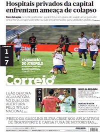 Capa do jornal Correio 10/03/2021