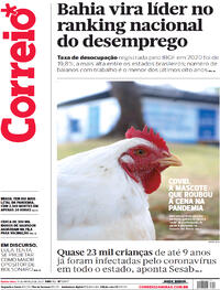 Capa do jornal Correio 11/03/2021