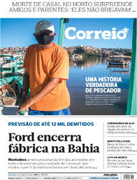 Capa do jornal Correio 12/01/2021