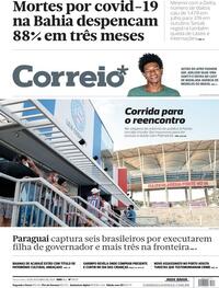 Capa do jornal Correio 12/10/2021