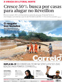 Capa do jornal Correio 13/12/2021