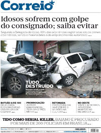 Capa do jornal Correio 15/06/2021