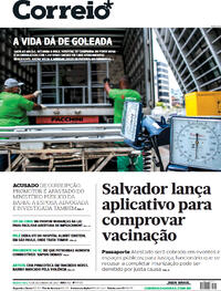 Capa do jornal Correio 15/09/2021