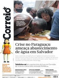 Capa do jornal Correio 15/10/2021