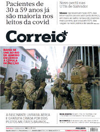 Capa do jornal Correio 17/03/2021