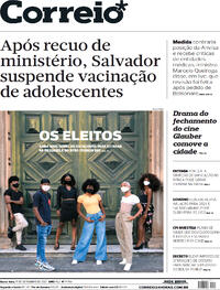 Capa do jornal Correio 17/09/2021