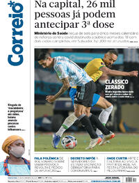 Capa do jornal Correio 17/11/2021