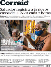 Capa do jornal Correio 17/12/2021