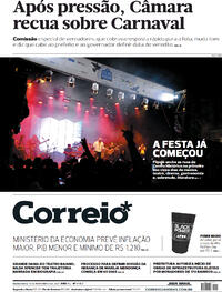Capa do jornal Correio 18/11/2021