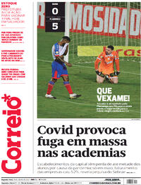 Capa do jornal Correio 19/07/2021