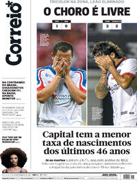 Capa do jornal Correio 19/11/2021