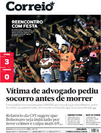 Capa do jornal Correio 20/10/2021