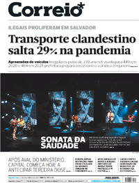 Capa do jornal Correio 20/12/2021