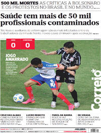 Capa do jornal Correio 21/06/2021