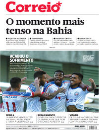 Capa do jornal Correio 22/02/2021