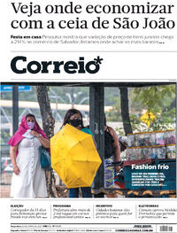 Capa do jornal Correio 22/06/2021