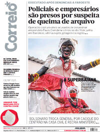 Capa do jornal Correio 22/07/2021