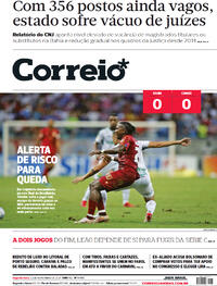 Capa do jornal Correio 22/11/2021