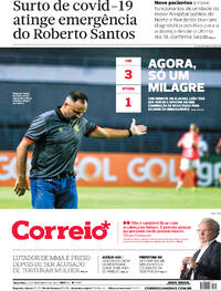 Capa do jornal Correio 23/11/2021