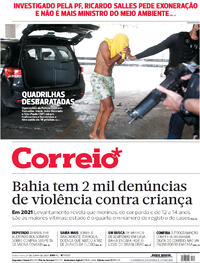 Capa do jornal Correio 24/06/2021