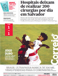 Capa do jornal Correio 25/03/2021