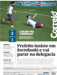 Capa do jornal Correio 25/06/2021