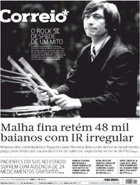 Capa do jornal Correio 25/08/2021