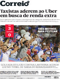 Capa do jornal Correio 25/10/2021