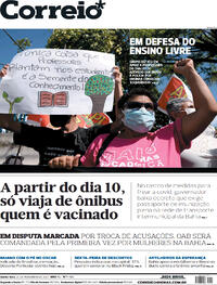 Capa do jornal Correio 25/11/2021
