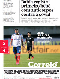 Capa do jornal Correio 27/05/2021