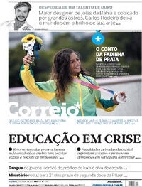 Capa do jornal Correio 27/07/2021