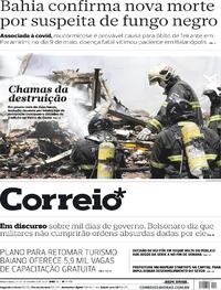 Capa do jornal Correio 28/09/2021