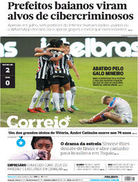 Capa do jornal Correio 29/07/2021