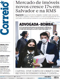 Capa do jornal Correio 29/09/2021