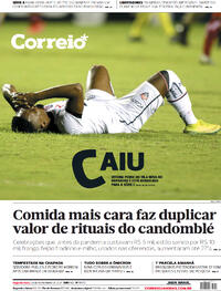 Capa do jornal Correio 29/11/2021