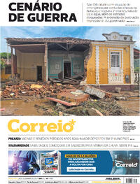 Capa do jornal Correio 29/12/2021