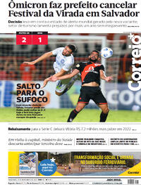 Capa do jornal Correio 30/11/2021