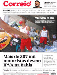 Capa do jornal Correio 30/12/2021