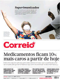 Capa do jornal Correio 01/04/2022