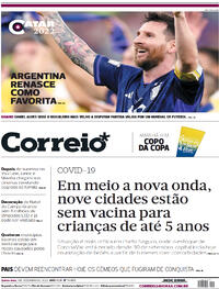 Capa do jornal Correio 01/12/2022